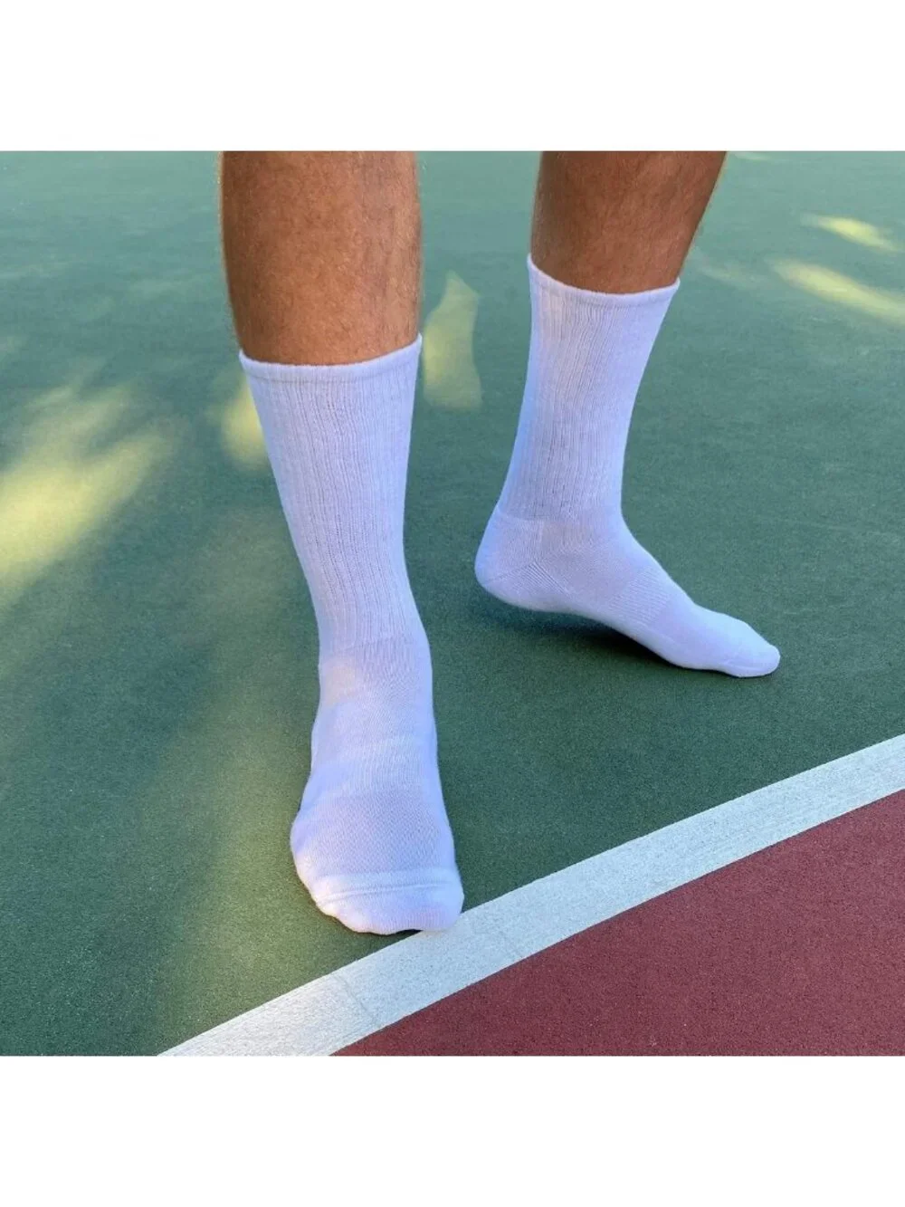 Men's Performance Crew Socks - 12 Pairs, Moisture-Wicking, Comfortable Fit